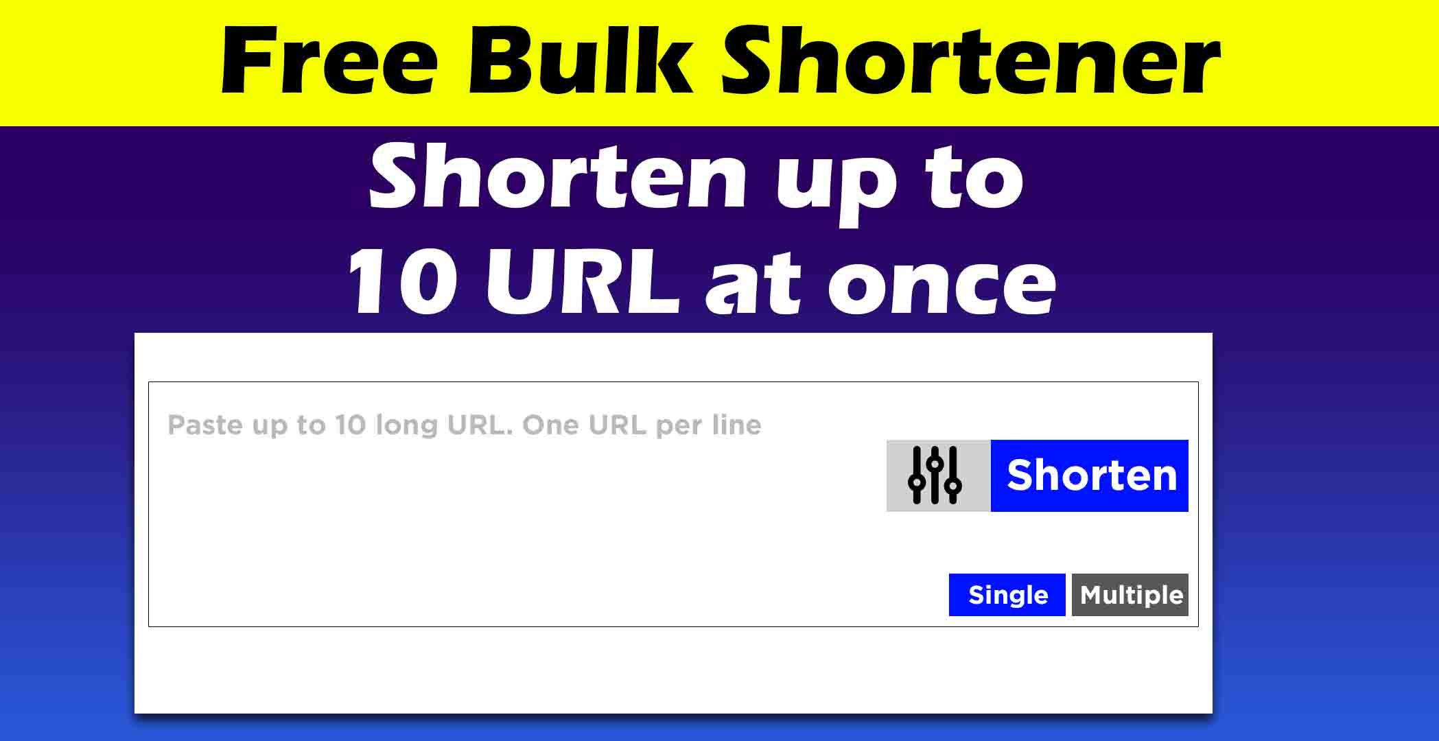 multiple link shortener
