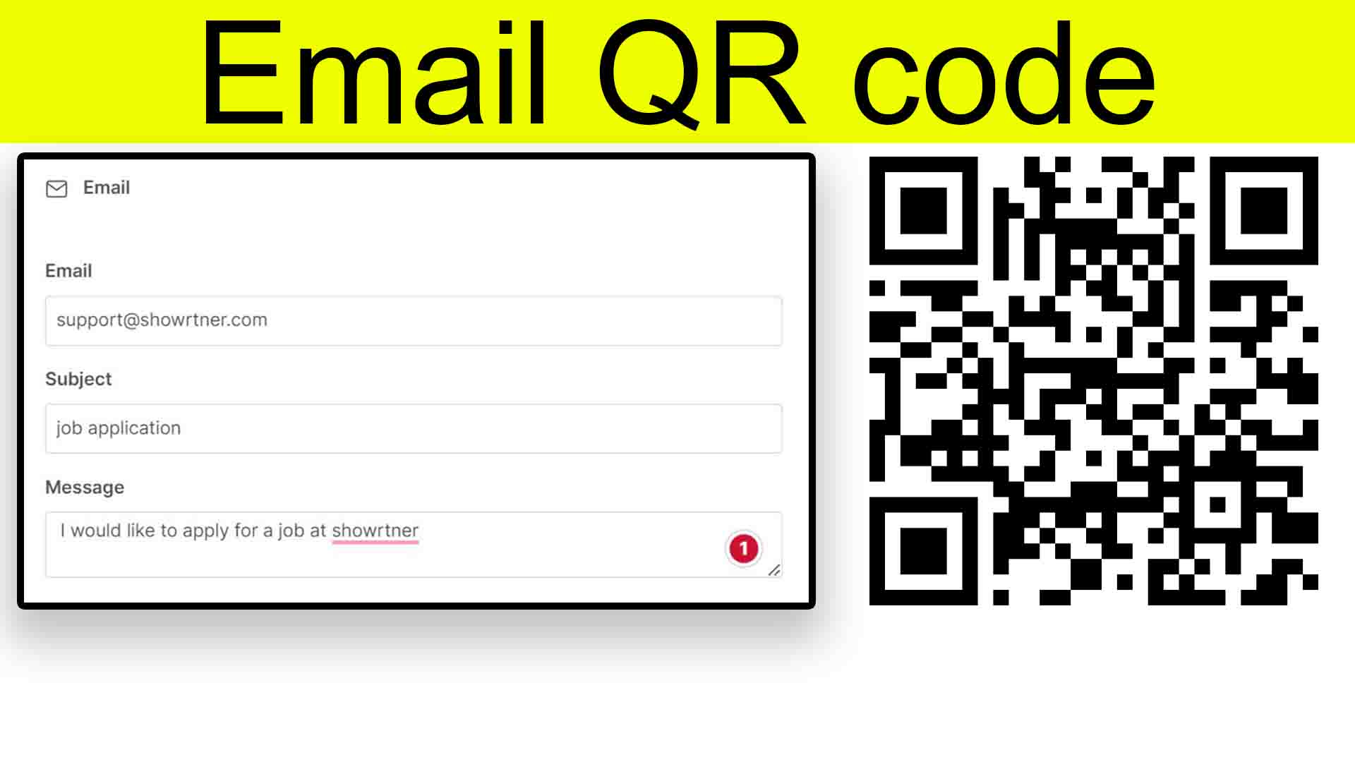 qr code generator for email