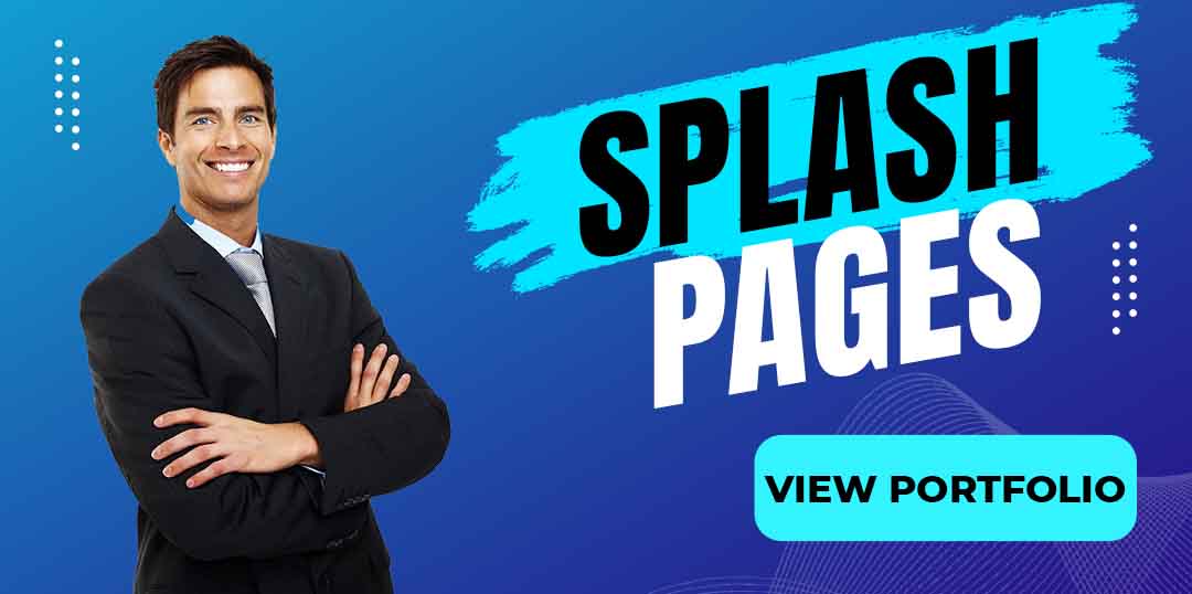 portfolio splash page