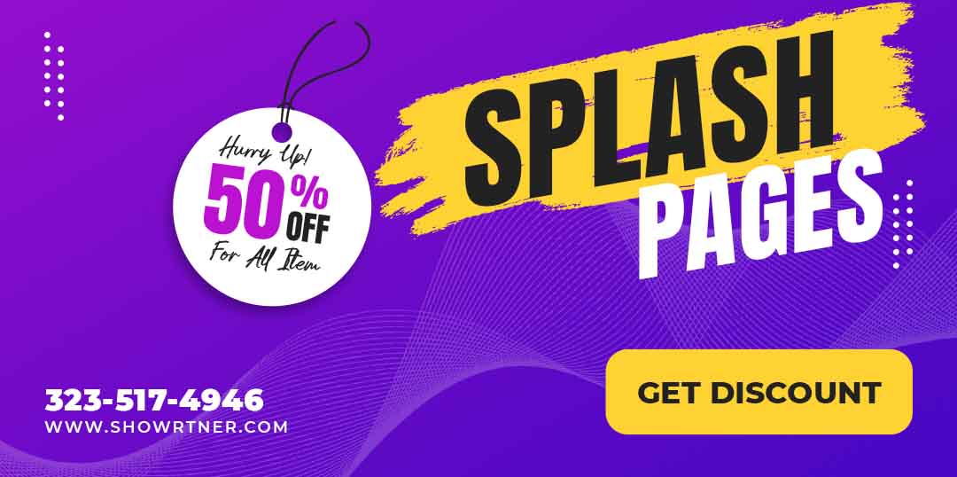 splash page website